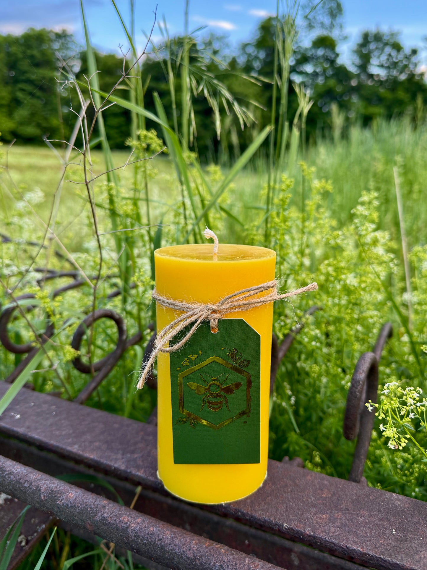 Pure Beeswax Candle - Cylinder