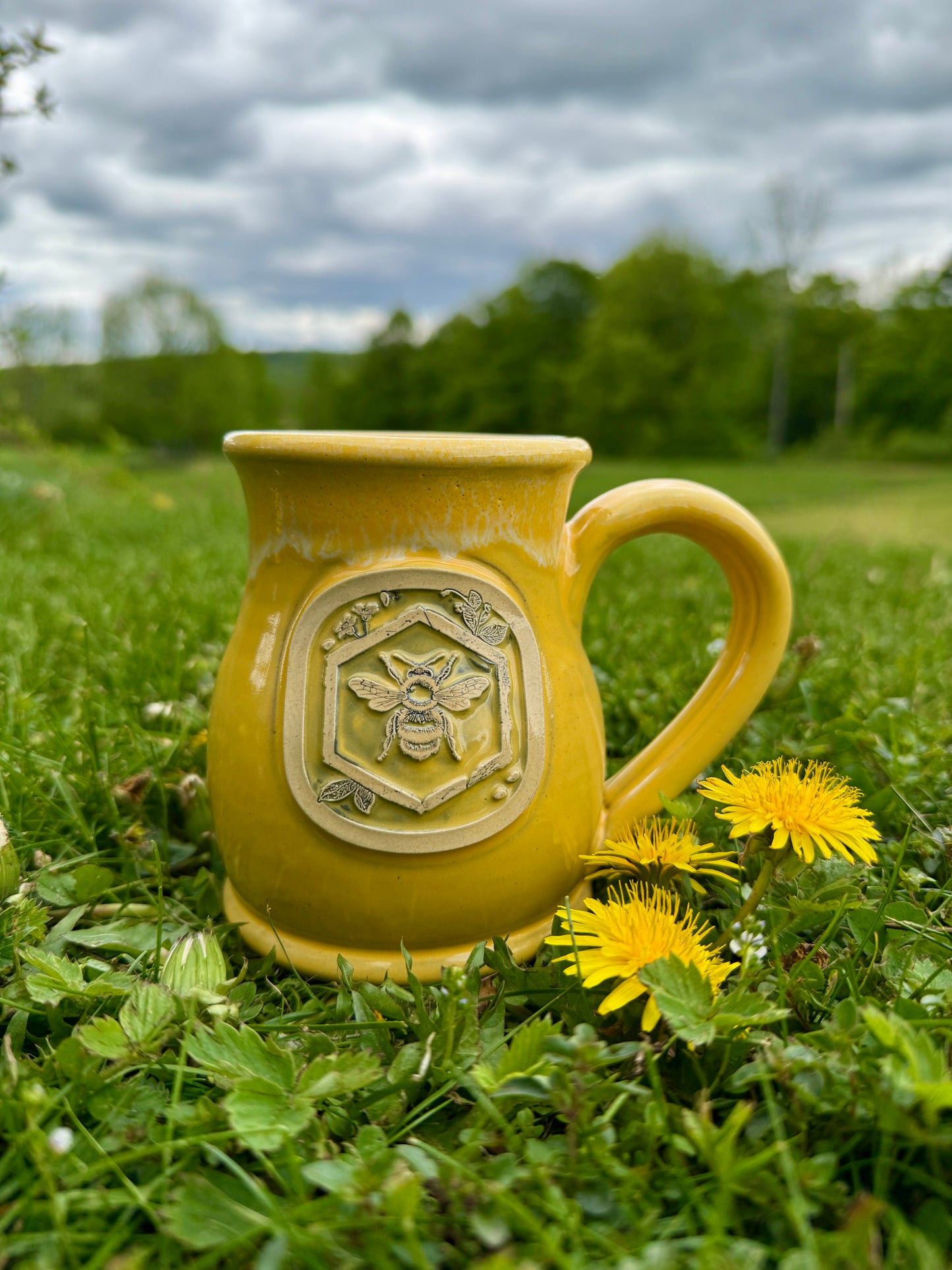 Handmade Mug - Dandelion Yellow