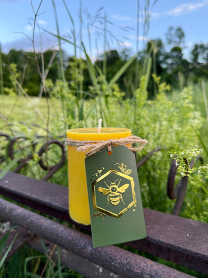 Pure Beeswax Candle - Cylinder