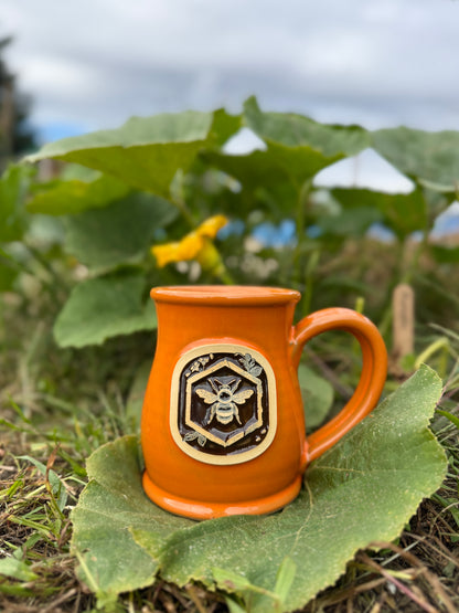 Handmade Mug - Pumpkin Orange