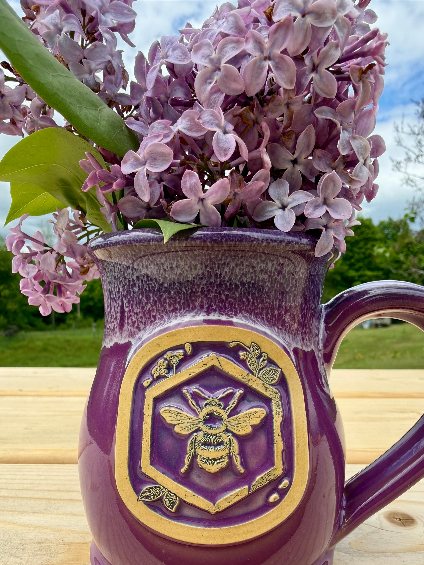Handmade Mug - Lilac Purple