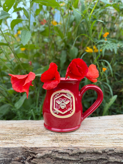 Handmade Mug - Poppy Red