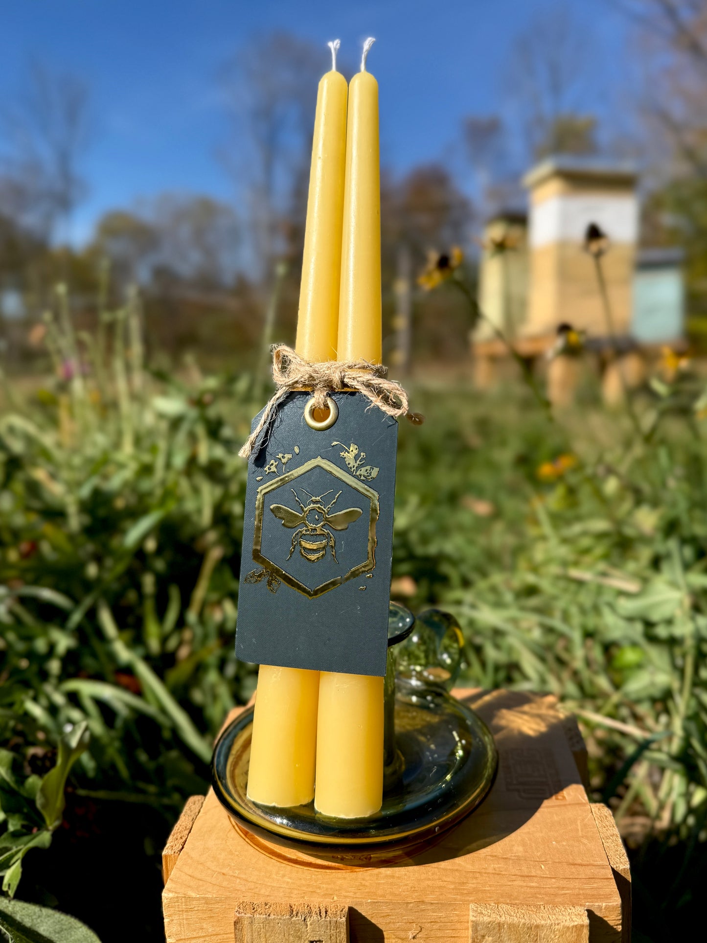 Pure Beeswax Candle - Taper