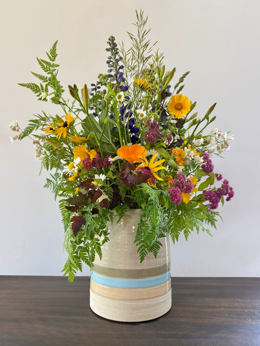Farmhouse Pottery x Humming Meadow Beehive Crock