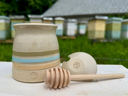 Farmhouse Pottery x Humming Meadow Honey Pot