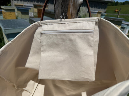 Embroidered Canvas Tote