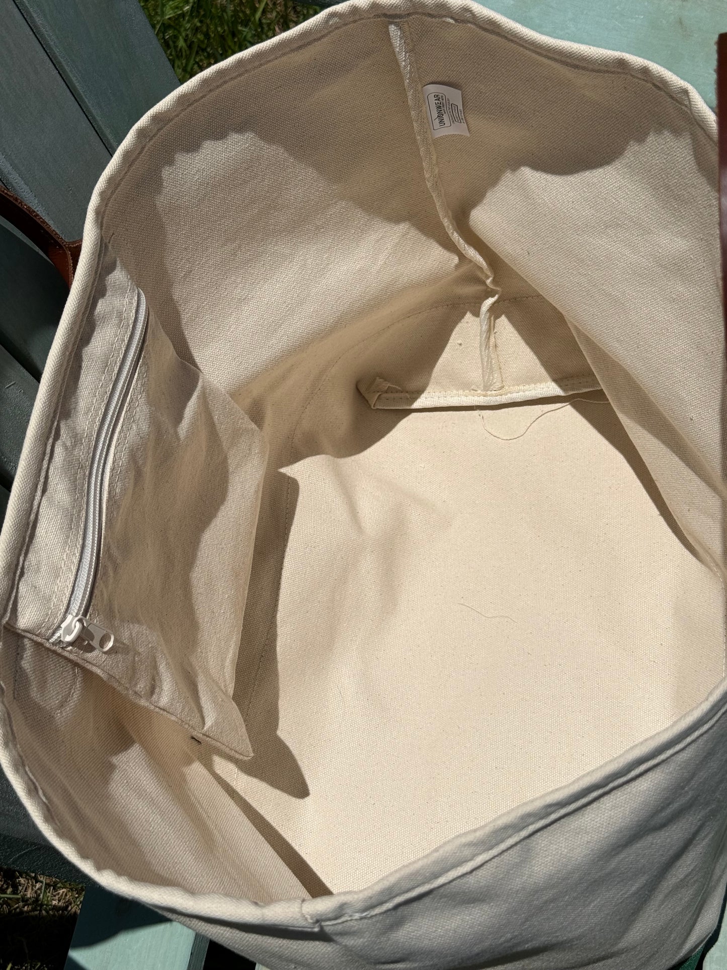 Embroidered Canvas Tote