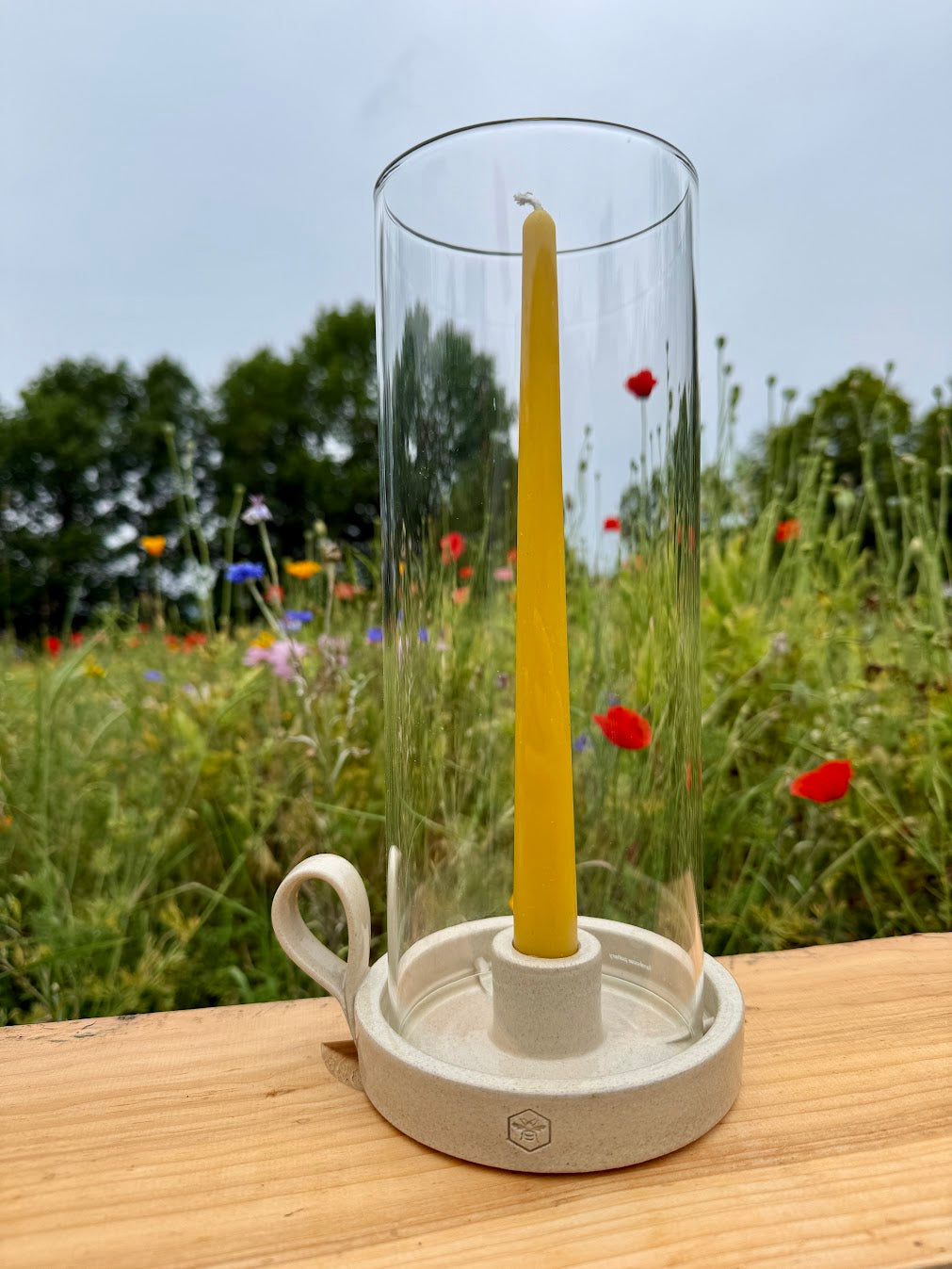Farmhouse Pottery x Humming Meadow Silo Taper Hurricane