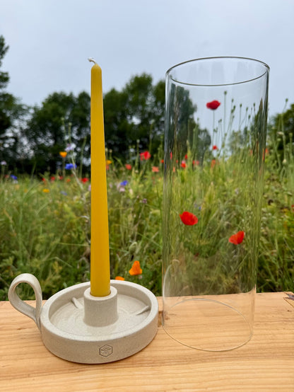 Farmhouse Pottery x Humming Meadow Silo Taper Hurricane