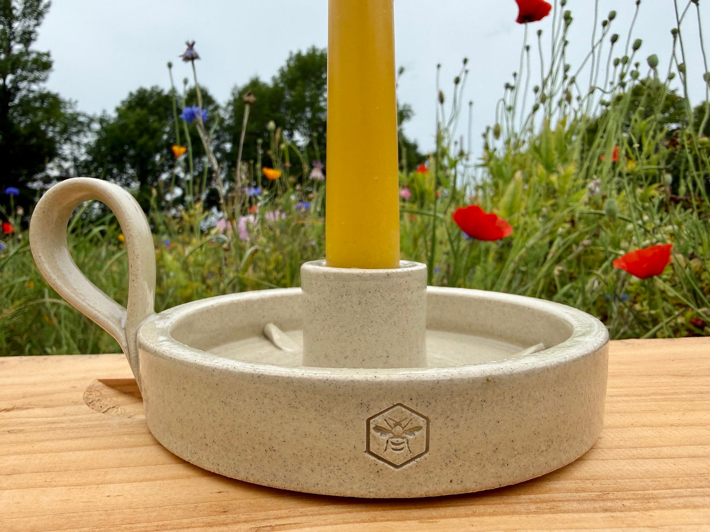 Farmhouse Pottery x Humming Meadow Silo Taper Hurricane