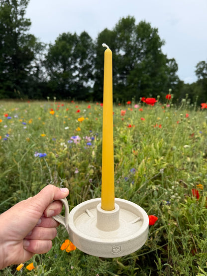 Farmhouse Pottery x Humming Meadow Silo Taper Hurricane
