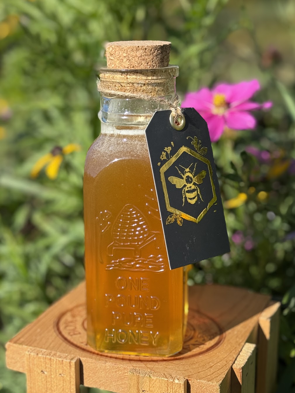 Honey, Raw (Muth Jar, 1 lb.)