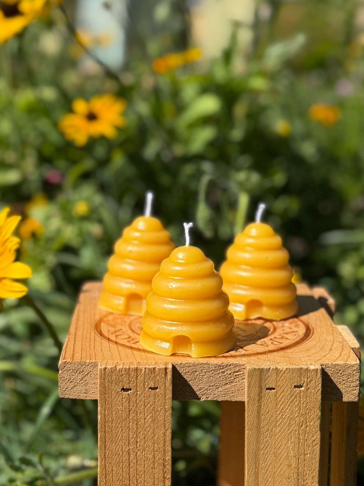 Pure Beeswax Candle - Beehives